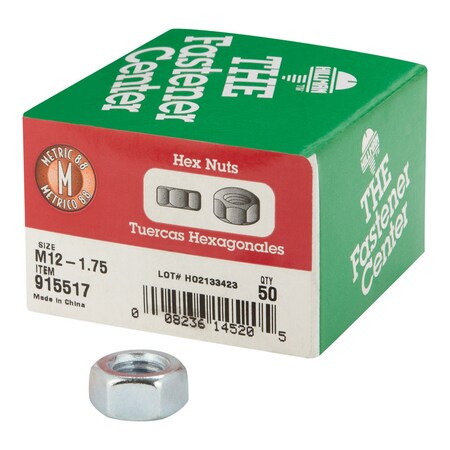 Hillman Metr Hx Nuts Sp M12-1.75 915517